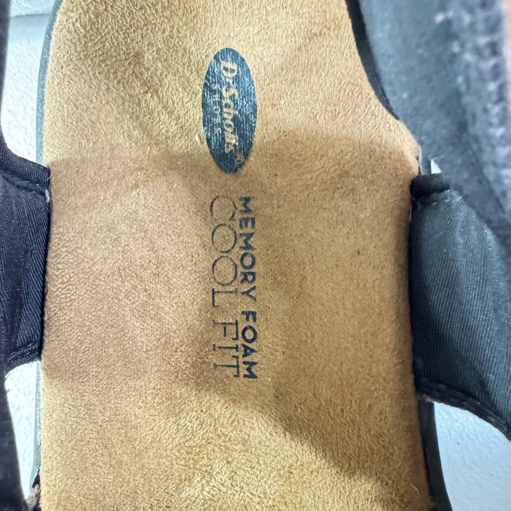 Dr Scholls Gaston Mens Brown Leather Fisherman Sandals Memory Foam‎ 11M